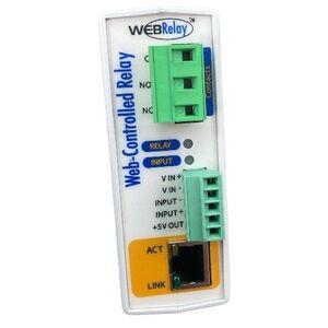 Control by web relay xytronix research model X-WR-1R12-11-1l-l